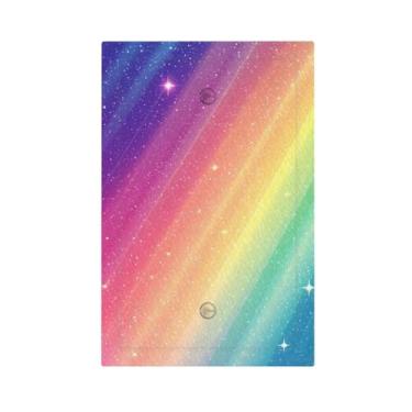 Imagem de WUYOCHA Placa decorativa para interruptor de luz, multicolorido, arco-íris, 1 gangue, sem dispositivo, capas de tomada em branco, placas de parede para tomadas elétricas, placa frontal para quarto
