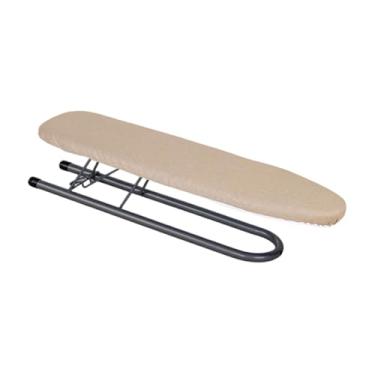 Imagem de Ｂｅｓｇａ Tábua de passar roupa de mesa, compacta e dobrável, acessório portátil que economiza espaço para costura doméstica e artesanato, ideal para passar, Ouro Champanhe