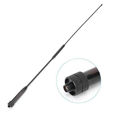 Imagem de Cryfokt Antena Flexível de Liga de Alumínio de Dupla Frequência para UV-5R, BF-F8HP, UV, Walkie Talkie de 10W, 144/430 MHz, Ganho de 5,7dBi, 1PC, Preta
