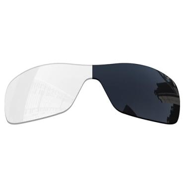 Imagem de Acefrog Lentes de reposição polarizadas de 1,5 mm para óculos de sol Oakley Antix OO9077, material atualizado, resistente a impactos, Eclipse Grey Photochromic-pc-np, One Size