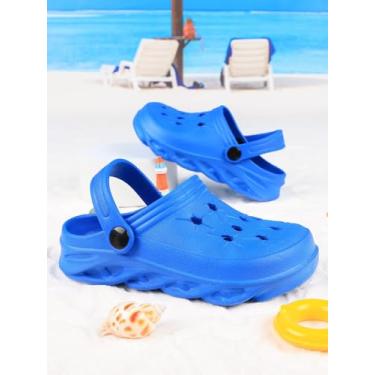 Imagem de Sapatos aquáticos clássicos para meninos e meninas, sandália Beah, Azul, 8.5-9 Toddler