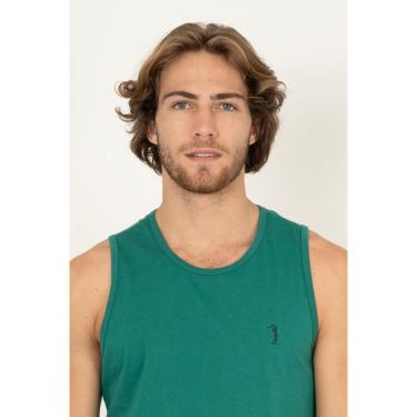 Imagem de Camiseta Regata Aleatory Básica Verde Azulado-Masculino