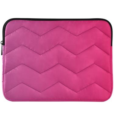 Imagem de Capa protetora para laptop gradiente vermelho capa para notebook estética universal 14 13 polegadas capas para laptop