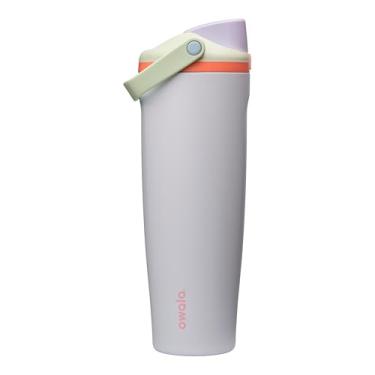 Imagem de Owala FreeSip Sway - Aço inoxidável - 1,134 g - Casa de praia menta/roxa