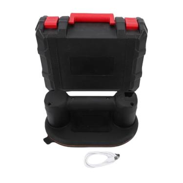 Imagem de Tomvorks Ventosa de Bomba de Vácuo 300 Kg Com Motores Duplos, Ideal para Manusear Ladrilhos Pesados, Mármore e Vidro.Display LCD, Operação 10 Horas, Alça Leve e Confortável (10 polegadas)