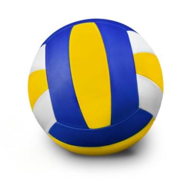 Imagem de Kit Bola de Vôlei Voleibol Quadra Praia Tamanho Padrão + Bombinha de Ar(BOLA COM BOMBA)