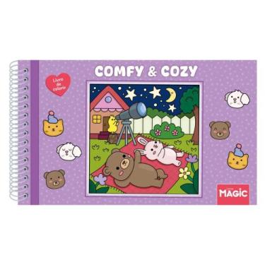 Imagem de Livro De Colorir Tik Tok Comfy E Cozy 48 Desenhos - MAGIC