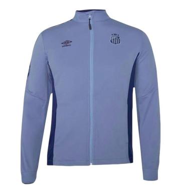 Imagem de Jaqueta Umbro Santos Viagem 2024/25 Masculino - Azul P-Masculino