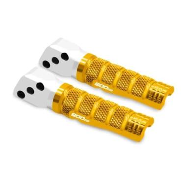 Imagem de Anti-derrapante Para z900 z900rs z900 z900rs z 900 2024 apoio para os pés traseiro pegs pedal do passageiro pedais pegs(Gold 900)