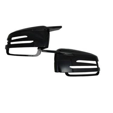 Imagem de Capa Para Espelho Lateral De Carro, Preta, Tampa Do Espelho Lateral, Compatível Com Benz ABCDES CLA GLA GLK Classe W176 W246 W212 W204 C117 X156 X204(Bright black)