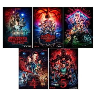 Imagem de Kit - Stranger Things - Pôsteres 5 Temporadas - editora europa
