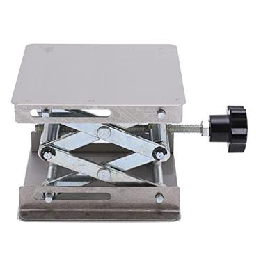 Imagem de SPYMINNPOO Plataforma de Elevação Manual Em Miniatura de Aço Inoxidável para Carros RC, Mesa de Suporte de Elevação Pequena Ajustável Em para Fácil Operação, Durável e Estável para Amadores, 1 X