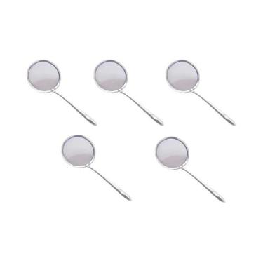 Imagem de Escumadeira De Aço Inoxidável Com Malha Fina, Colher Filtradora Multif