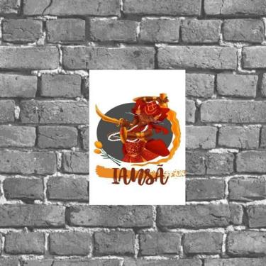 Imagem de Placa Decorativa Iansã Orixá 18X27Cm