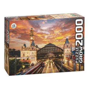 Imagem de Quebra Cabeça Puzzle 2000 Peças Estação Da Luz Grow