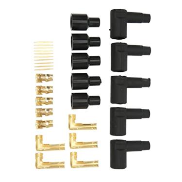 Imagem de TOPINCN 10PCS Kit de Terminal e Bota para Cabo de Vela, Material de Borracha Com Pinos de Metal, para Cabos de 6-10mm