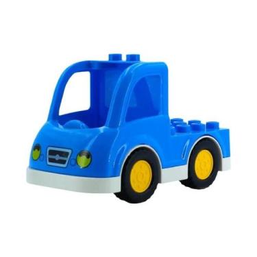 Imagem de Blocos De Montar Grandes Carro Esportivo Ônibus Jipe Caminhão Compatív