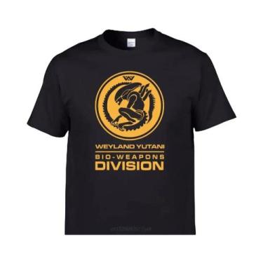 Imagem de Camiseta Masculina De Ficção Científica Do Filme Alien Weyland Yutani 