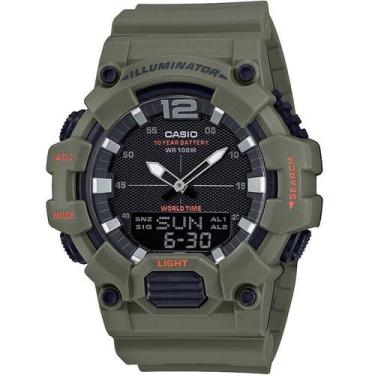 Imagem de Relógio CASIO Anadigi masculino verde HDC-700-3A2VDF, Verde