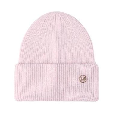Imagem de Gorro Feminino Quente De Inverno Em Pele De Coelho Genuína, Touca Sóli