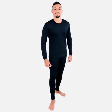 Imagem de Conjunto Térmico Segunda Pele RT Masculino Frio Extremo Thermo Tec 250g - Preto-Masculino