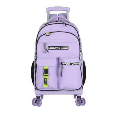 Imagem de Mochila Com Rodas Up4you Roxo - único Roxo