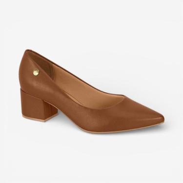 Imagem de Sapato Scarpin Vizzano Feminino Caramelo, Mocca, 37