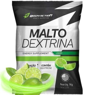 Imagem de 3x Suplemento Energetico Malto Dextrina Dextrose 1kg BodyAction-Unissex