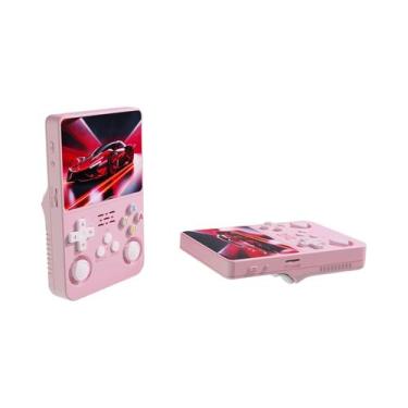 Imagem de Console De Jogos Portátil 128G R36S Com Tela IPS De 3,5 Polegadas, Jog