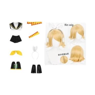 Imagem de Fantasia De Cosplay Anime Len Rin, Uniforme Kagamine JK, Roupas Para H