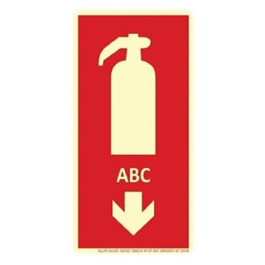 Imagem de Placa E5 Extintor Abc 10cm X 20cm