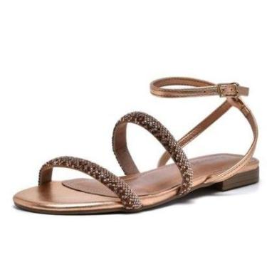 Imagem de Sandália Rasteira Via Marte com Strass 23-16605-Feminino