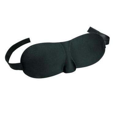 Imagem de Máscara de descanso e dormir de espuma - Interponte, Preto