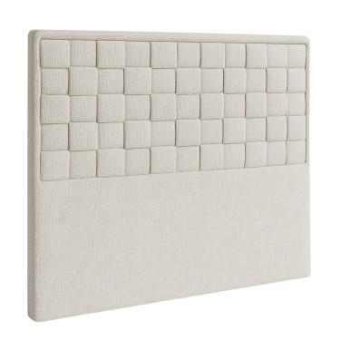 Imagem de Cabeceira Cama Box Casal Queen 160 Cm Madri Linho Cru - Nexta Casa