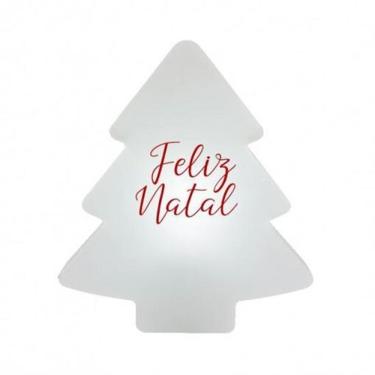 Imagem de Luminária árvore Natalina Merry Christmas Branca