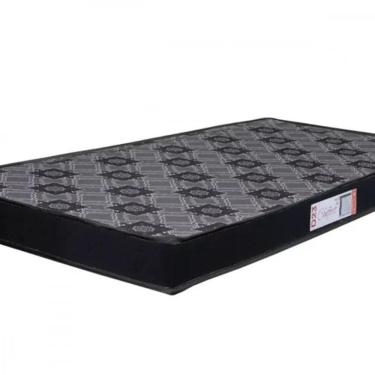 Imagem de Colchão Solteiro Espuma D23 Pro Confort 78x188x12cm Preto Hellen Colchoes