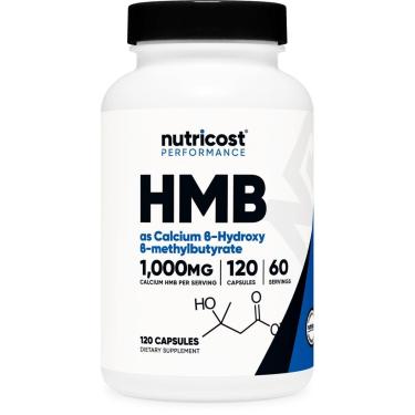 Imagem de Suplemento Nutricost Hmb (Beta-Hidroxi Beta-Metilbutirato)-Unissex