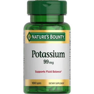Imagem de Suplemento Nature'S Bounty Potássio 99 Mg 100 Cápsulas-Unissex