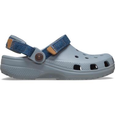 Imagem de Sandália Crocs Classic Denim Adjustable Backstrap Clog K Concrete-Unissex