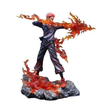 Imagem de Figura De Ação Do Anime Jujutsu Kaisen - Ryomen Sukuna E Itadori Yuji,