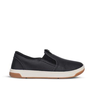 Imagem de Tênis Infantil Menino Kidy K360 Casual Conforto Preto Calce Fácil-Masculino