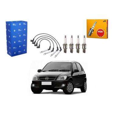 Imagem de Kit Vela Cabo Ngk Celta 1.0 2006 A 2012 - Delphi