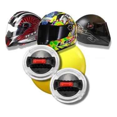 Imagem de Botao Fixaçao Reparo Viseira Capacete Ls2 Ff358 Ff386 Fw3 Gt - Congrat