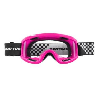 Imagem de Óculos Motocross Mx Mattos Pink Rosa Cross Trilha - MATTOS RACING
