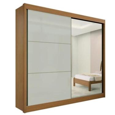Imagem de Guarda Roupa Casal Esp 2 Portas 6 Gav Titanium-Ci/Off D'Doro - Móveis 
