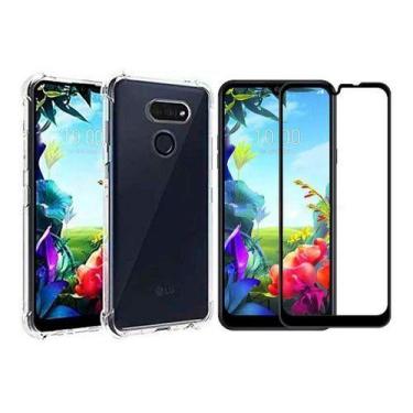 Imagem de Capinha De Celular Transparente LG K40s 6.1 + Película de Vidro 3d K40