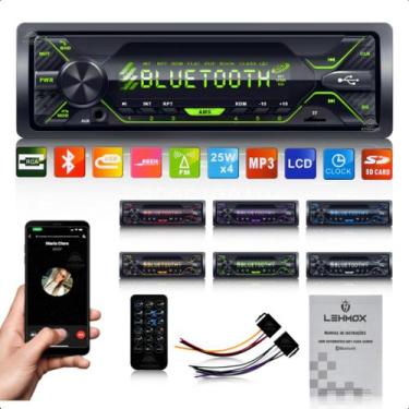 Imagem de Som automotivo Radio mp3 bluetooth melhor q Painer Soni Aparelho de so