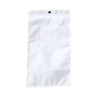 Imagem de Sacos Plásticos Brancos Autoadesivos Para Joias, Ziplock Para Armazena
