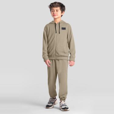Imagem de Conjunto infantil menino em suedine Brandili-Masculino