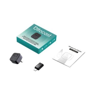 Imagem de Adaptador Sem Fio CarPlay Android Auto OTTOCAST Mini Dot Cube USB Aces